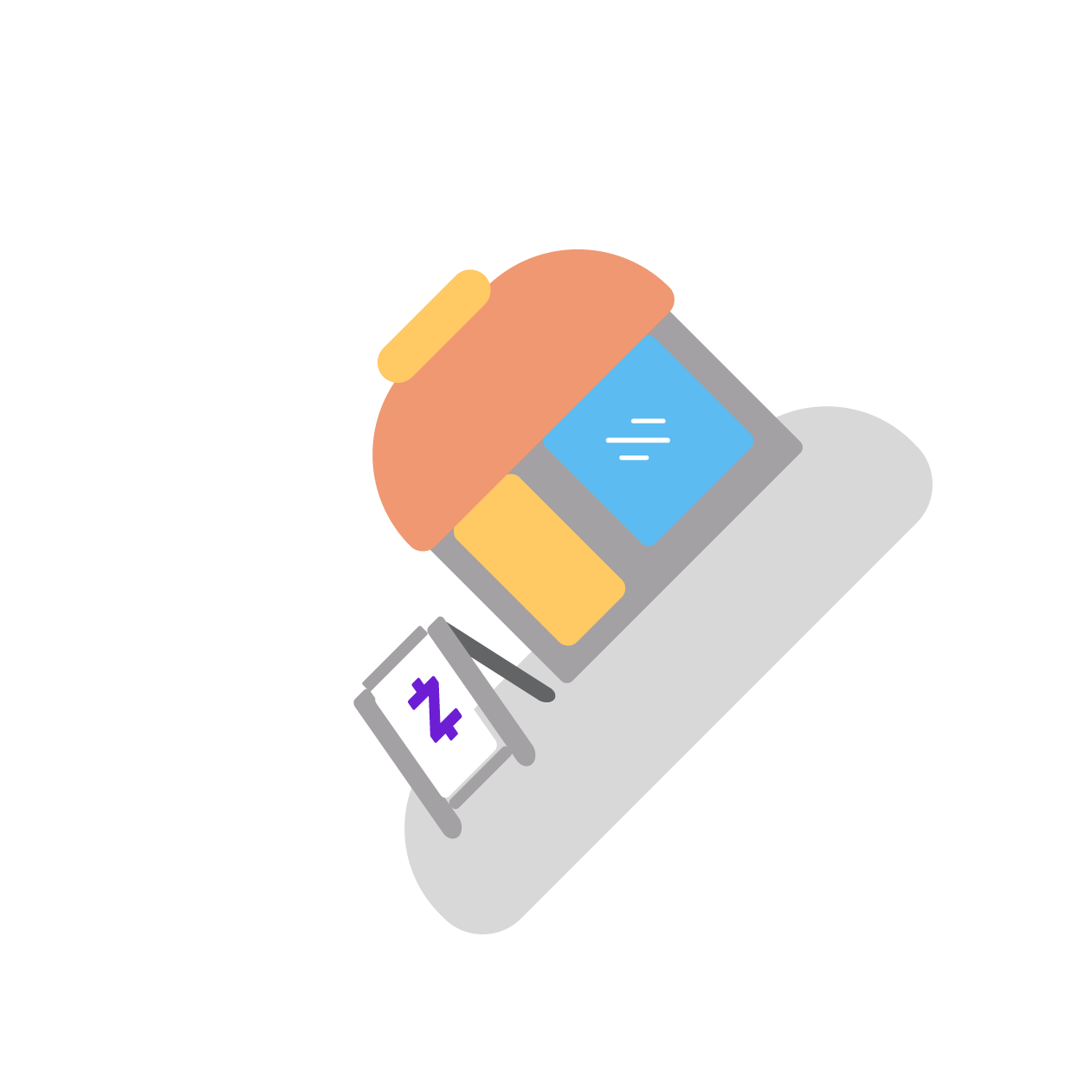 black and white outline for Zelle® for Business